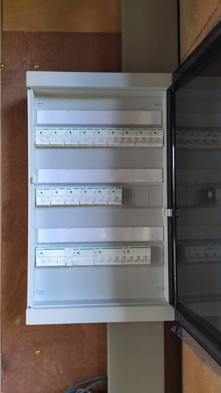 Finished distribution board